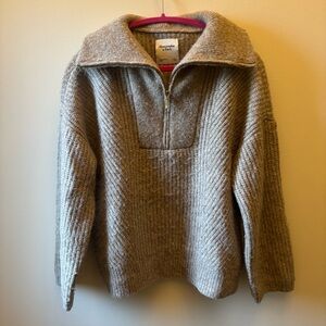 Abercrombie and Fitch Quarter Zip Sweater